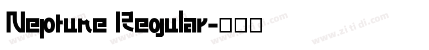 Neptune Regular字体转换